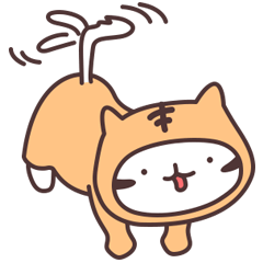 [LINEスタンプ] 虎とわかる猫