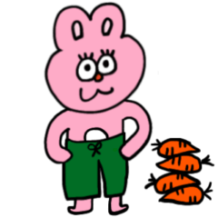 [LINEスタンプ] うさぎの日常 ①