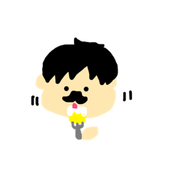 [LINEスタンプ] ひげおくん