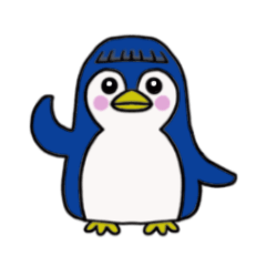 [LINEスタンプ] 前髪ぱっつんペンギンスタンプ