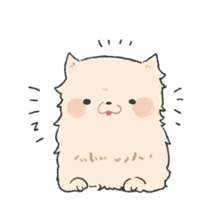 [LINEスタンプ] 自分は芦雪のあの犬に似てると思っている犬