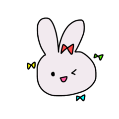 [LINEスタンプ] まぬけなうさちゃん