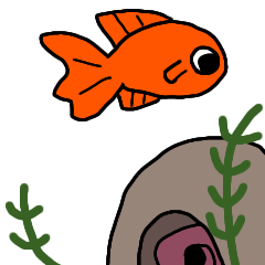 [LINEスタンプ] 金魚ちゃんの動くスタンプ