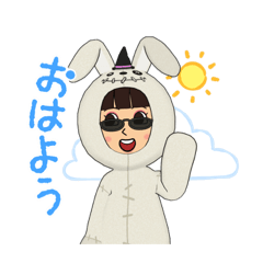 [LINEスタンプ] ウサギ？？？