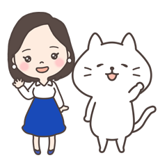 [LINEスタンプ] はづきち と ねこきち