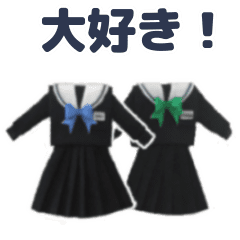 [LINEスタンプ] NONO UNIFORM A