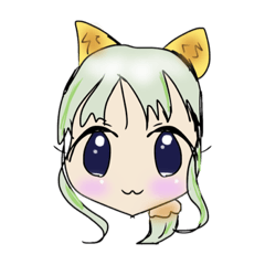 [LINEスタンプ] 挨拶スタンプ【猫耳みんとちゃん】