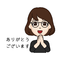 [LINEスタンプ] 服は黒が好きな人のスタンプ15