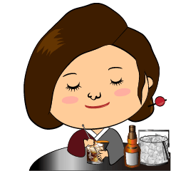 [LINEスタンプ] 着物で接客する女性♡日常バージョン