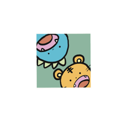 [LINEスタンプ] kids  and  animals