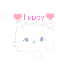 [LINEスタンプ] ふわふわにゃんこちゃん