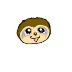 [LINEスタンプ] ナマケモノの顔文字風スタンプ