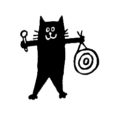 [LINEスタンプ] どら猫ちゃん (劇団銅鑼マスコット)