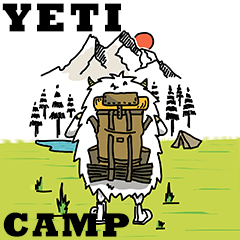 [LINEスタンプ] YETI★CAMP 第2弾【GOLD】