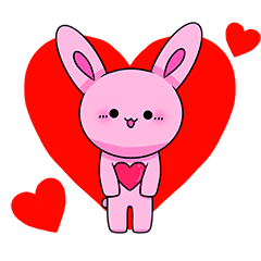 [LINEスタンプ] パンダ・うさぎ・ねこ・くま 動物MIX④