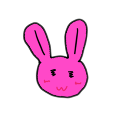 [LINEスタンプ] うさぎのうさみのメッセージ