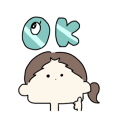 [LINEスタンプ] ひとつ結子*新一