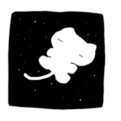 [LINEスタンプ] 五体投地ねこちゃん