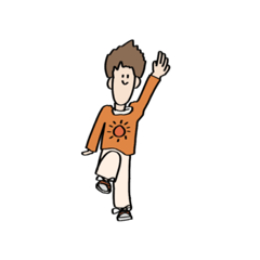 [LINEスタンプ] おれんじとなかまたち