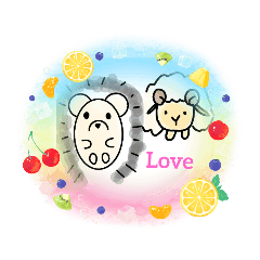 [LINEスタンプ] あんじゅ＆ここなスタンプ