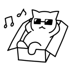 [LINEスタンプ] シロクロねこのスタンプ