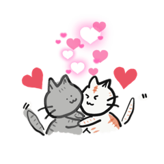 [LINEスタンプ] cat cat cats1