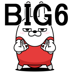 [LINEスタンプ] BIG 擦れうさぎ6