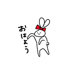 [LINEスタンプ] だるーんうさぎのスタンプ