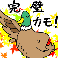 [LINEスタンプ] ぐうたらあひると、働く鴨