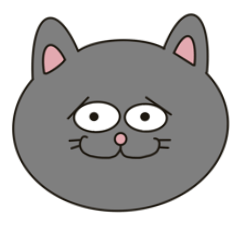 [LINEスタンプ] グレー猫しらす