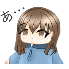 [LINEスタンプ] 遠慮気味なパーカーちゃん