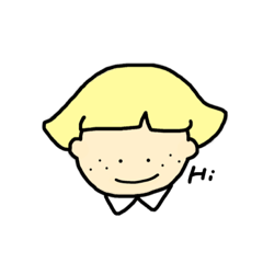 [LINEスタンプ] ふつーのおんなのことハーフのおんなのこ。