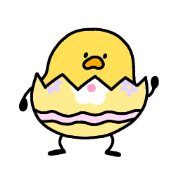 [LINEスタンプ] へんてこなヒヨコの春