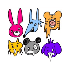 [LINEスタンプ] なんとかわいいどうぶつたち