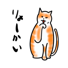 [LINEスタンプ] 茶トラのKINAKOちゃん