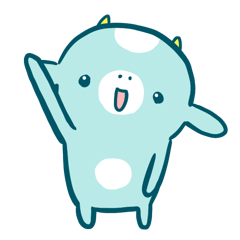 [LINEスタンプ] ウシとあいさつ