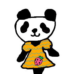 [LINEスタンプ] あかぱんだ