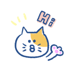 [LINEスタンプ] たらこくちびるのねこ