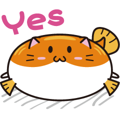 [LINEスタンプ] ニャンプクの日常 英語版