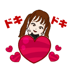 [LINEスタンプ] ツインテール桃ちゃん 日常会話2