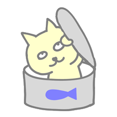 [LINEスタンプ] 猫の缶詰