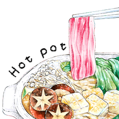 [LINEスタンプ] 今日は何を食べたい？