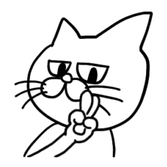 [LINEスタンプ] だって猫やさかい