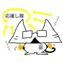 [LINEスタンプ] ネコロボ in 鳥トリガァ