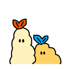 [LINEスタンプ] フライカップルの日常