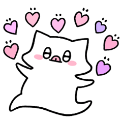 [LINEスタンプ] かわいい猫(=owo=)/