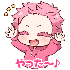 [LINEスタンプ] あかにゃんとむっちゃん