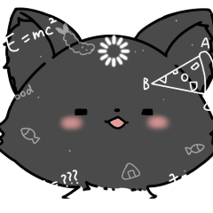 [LINEスタンプ] 白い靴下黒ねこ