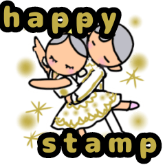 [LINEスタンプ] バレエ ハッピー スタンプ