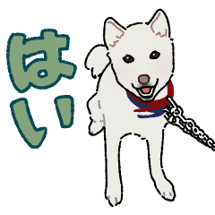 [LINEスタンプ] 凶暴すぎて首輪を2つ付けられてるうちの犬